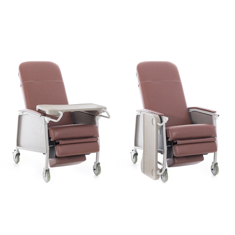 Scaun cardiac pentru seniori, maro cărămiziu (Produs resigilat)