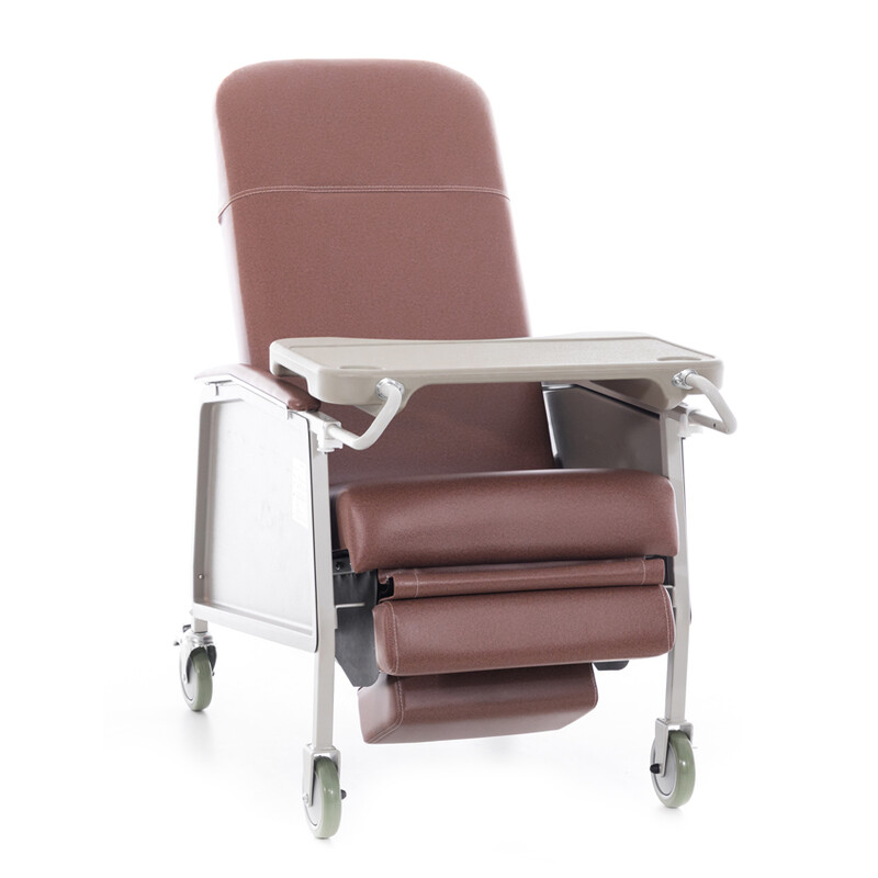 Scaun cardiac pentru seniori, maro cărămiziu (Produs resigilat)