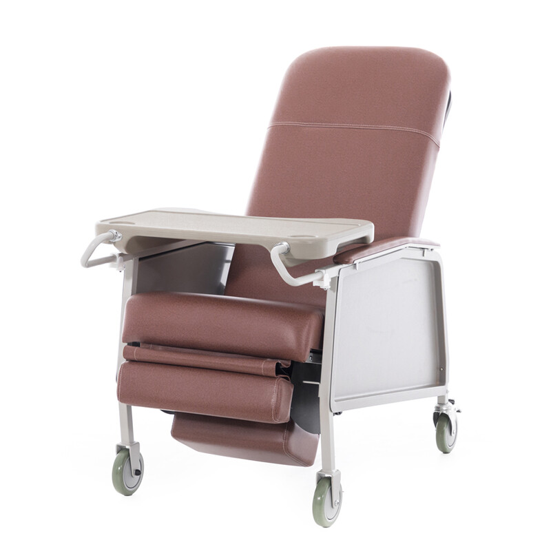 Scaun cardiac pentru seniori, maro cărămiziu (Produs resigilat)