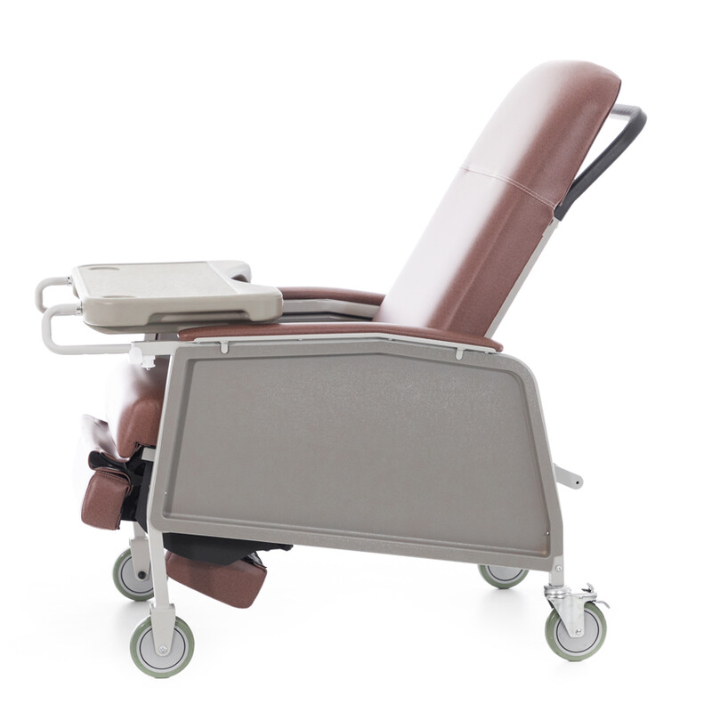 Scaun cardiac pentru seniori, maro cărămiziu (Produs resigilat)