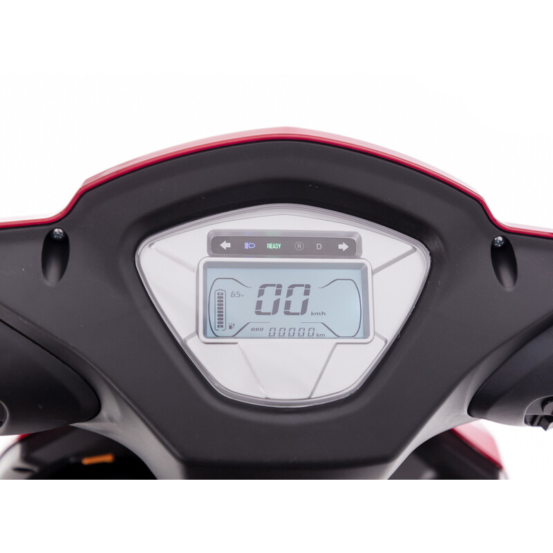 Scuter electric cu trei roți CHAMPION pentru seniori - motor puternic de 1000 W, roșu (Articol folosit)