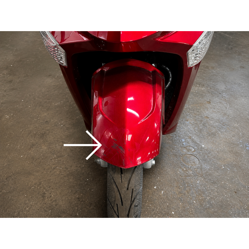 Scuter electric cu trei roți CHAMPION pentru seniori - motor puternic de 1000 W, roșu (Articol folosit)