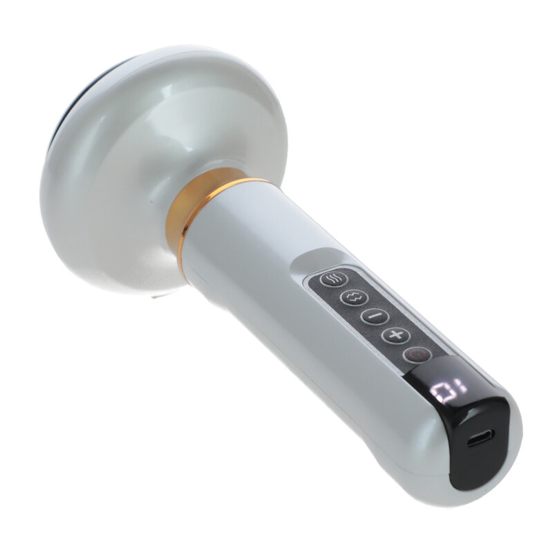 Aparat electric cu ventuze pentru celulită, alb (Produs despachetat)