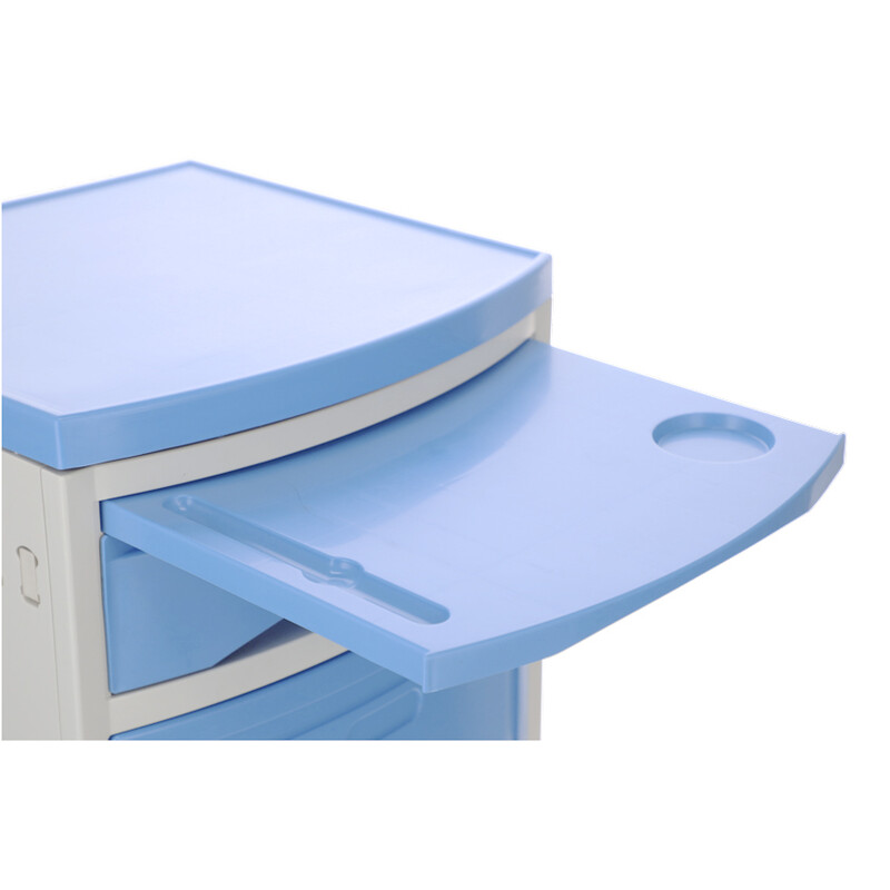 Noptieră din plastic MEDIK, albastru deschis