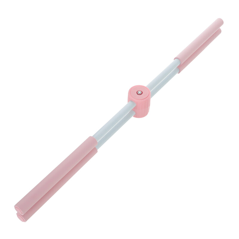 Baston de yoga pentru stretching și corectarea posturii, roz