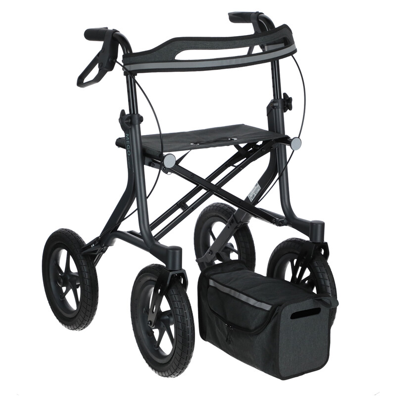 Rolator cu roți pneumatice MEGO 2