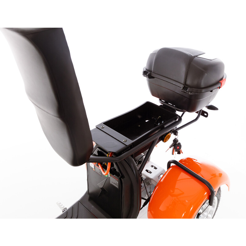 Chopper electric UNIZDRAV EasyRide, portocaliu