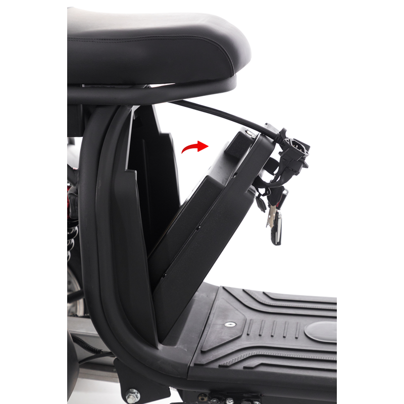 Scuter electric Chopper UNIZDRAV EasyRide, negru