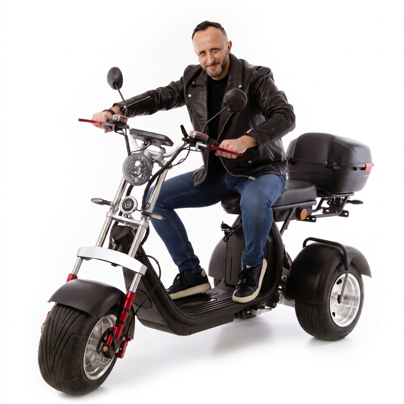 Scuter electric Chopper UNIZDRAV EasyRide, negru